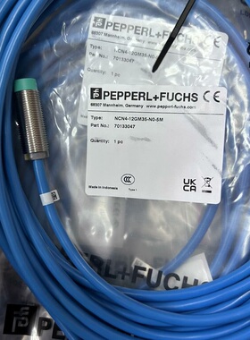 倍加福NCN4-12GM35-N0-5M电感式接近开关传感器 货号70133047全新