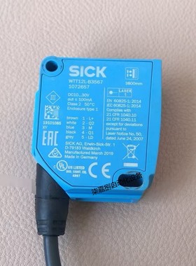 WTT12L-B3567西克SICK激光距离传感器订货号： 1072657全新现货