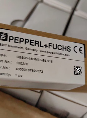 UB500-18GM75-E6-V15倍加福(PEPPERL+FUCHS)超声波传感器(130228)