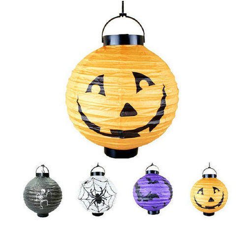 发光南瓜灯笼儿童手提酒吧装饰