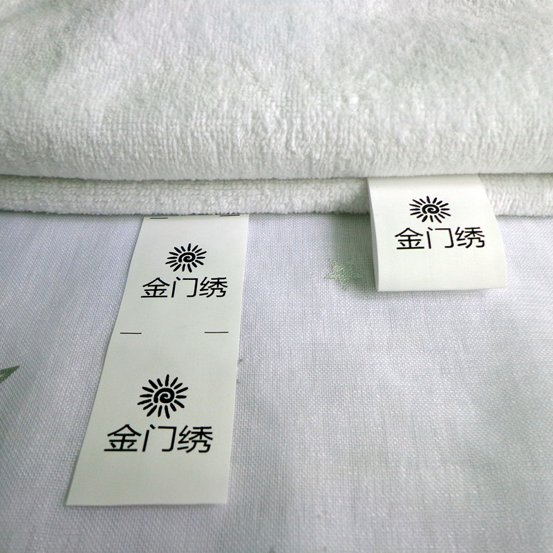 定制酒店布草水洗标耐高温水洗