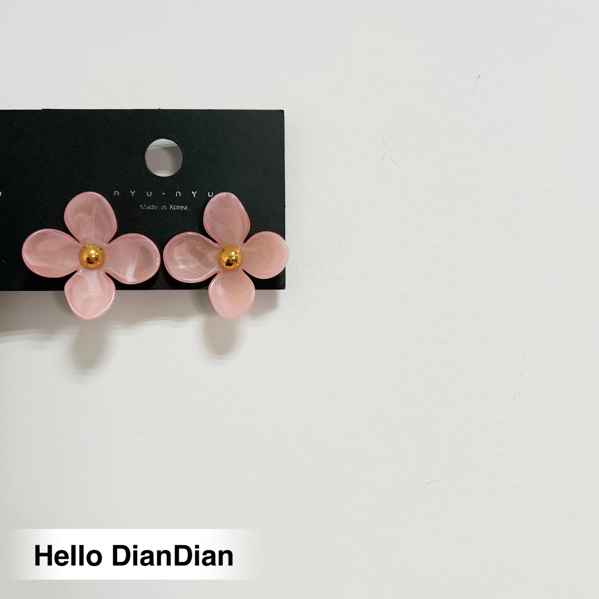 花朵海边渡假风复古风网红耳环