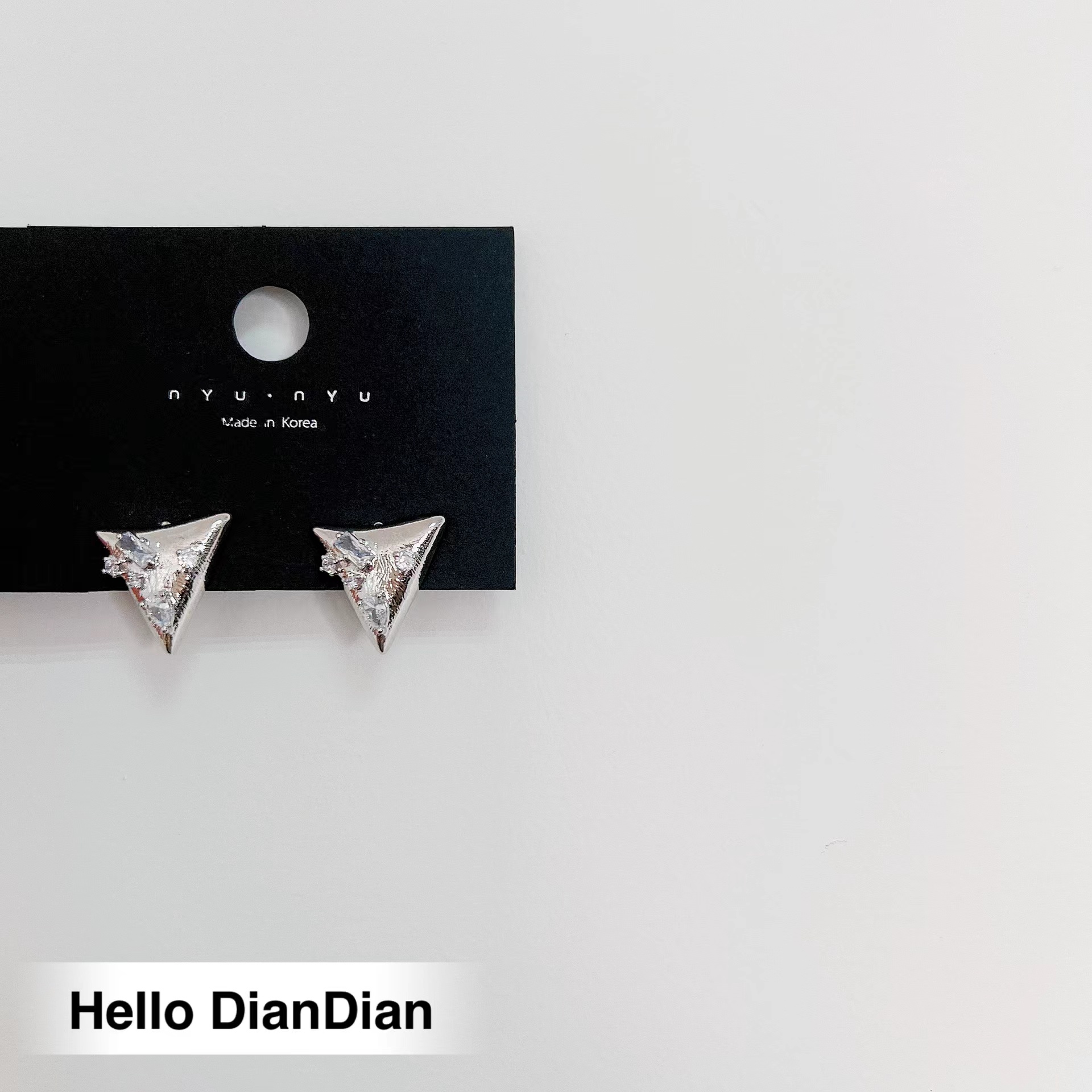 休闲海边渡假三角造型百搭耳环