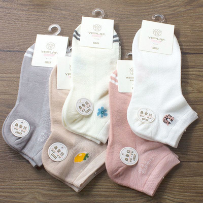 鹿人袜业儿童桑蚕丝网眼袜子夏款