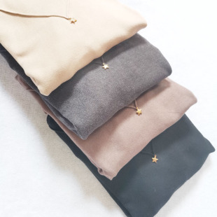 女长袖 清仓捡漏 高弹力不起球双面磨毛半高领打底衫 新款 T恤 春季