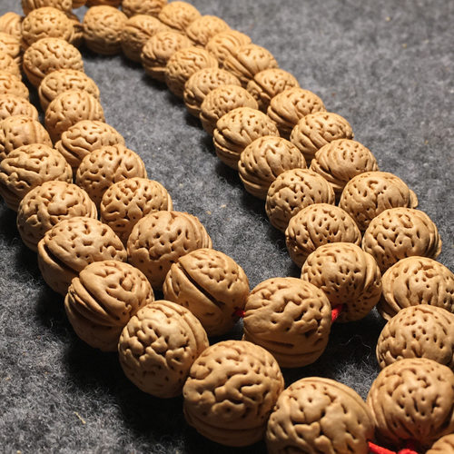 一物一图 桃核手串野生山桃胡苹果园磨盘柳叶宽脐边肚脑蚂蚁纹