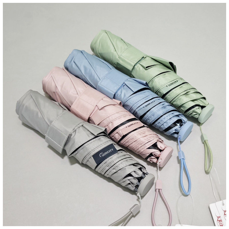 太阳城超轻羽毛伞晴雨两用碳纤维无感轻量二两铅笔伞日本折叠伞