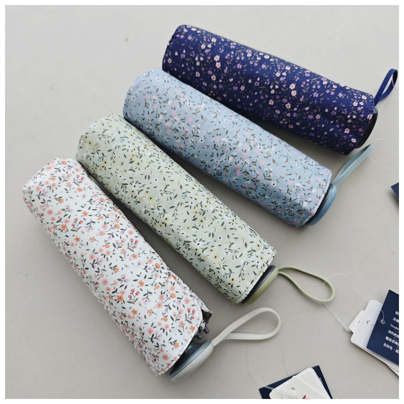 太阳城洋伞五折轻薄灰胶超强防紫外线防晒遮阳口袋伞女士旅游便携