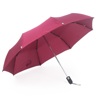 正品天堂伞3331E碰自开自收三折全自动晴雨伞黑胶防紫外线遮阳伞