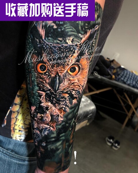 彩色欧美写实纹身参考资料刺青电子版作品集素材花臂满背a19