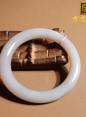 青海老坑紫罗兰内径圆条57mm手镯