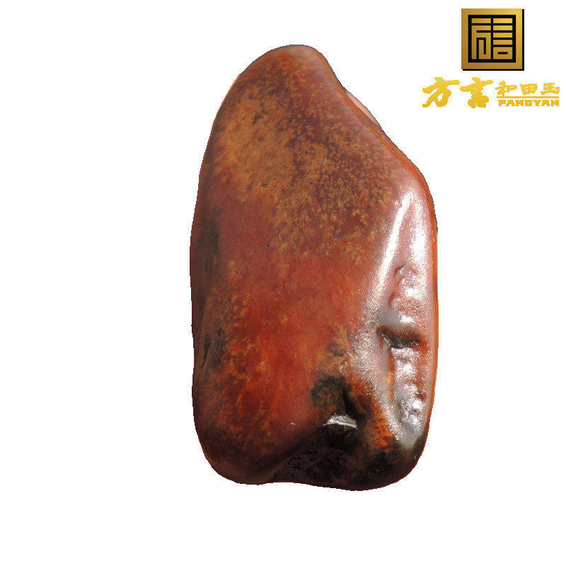 方言巨漏收藏级玉龙河老熟一眼真大开门黑黄皮红玉原石籽料玩料R