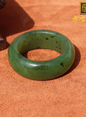 俄罗斯老料高油润细腻菠菜绿碧玉