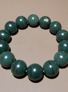 罕见新疆沙枣青籽猫眼聚宝盆手串