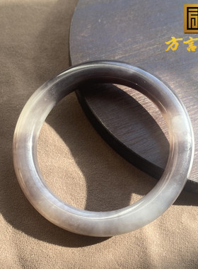 青海冰底烟紫帝王紫56mm精美手镯