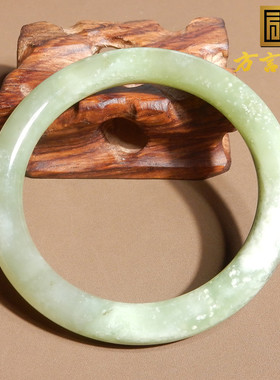 青海老料烟紫翠三色意境58mm手镯