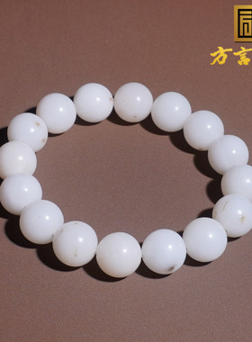 和田玉新疆且末高脂糯桂花糕手串