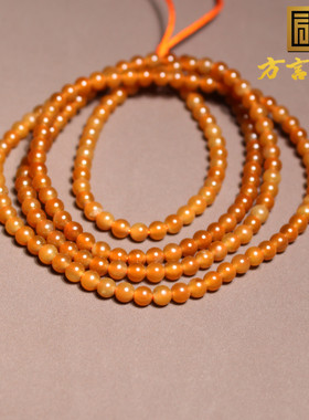 方言和田玉金山矿无结构糖玉手串