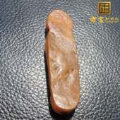 罕见方言品牌珍稀黄色名品玉红皮鸡油黄玉籽料观音吊坠放巨漏了R