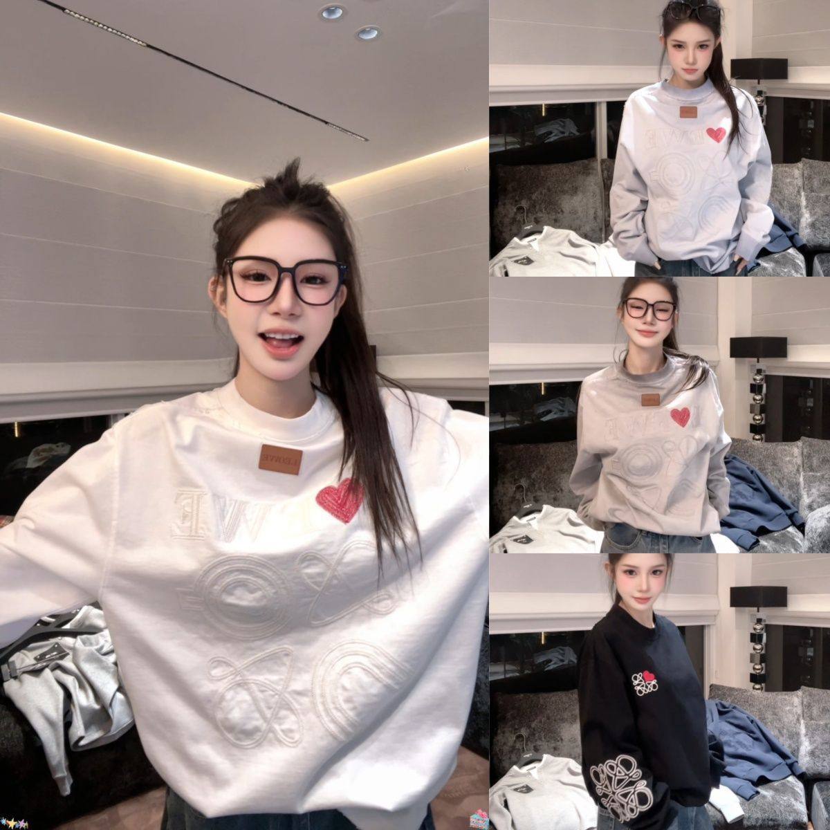 【恩恩】2025秋冬新款设计师同款百搭时尚单品秋冬季潮奢男装卫衣