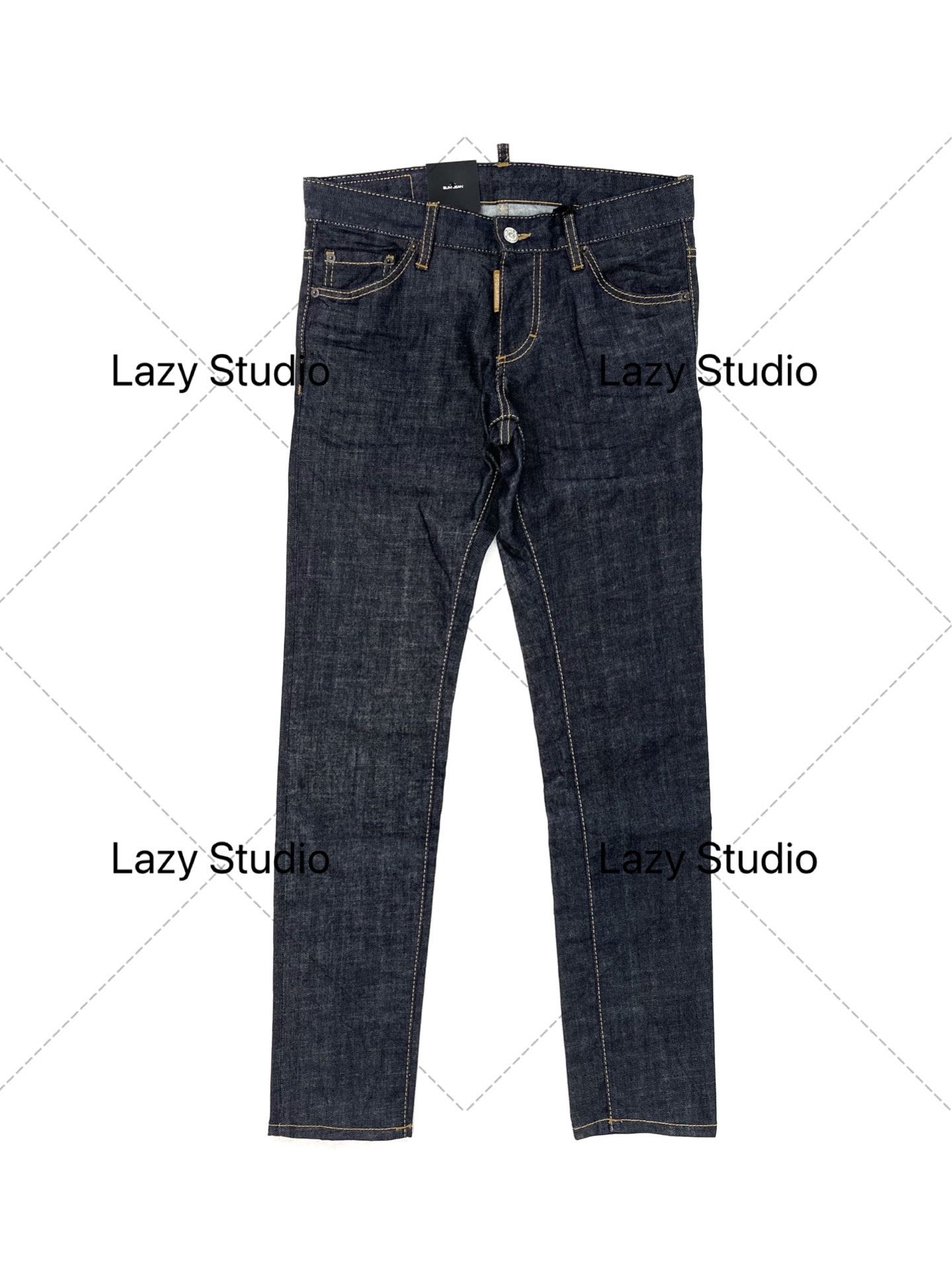 重庆现货Dsquared2 D二次方橙线橙标原色Slim牛仔裤S74LA0950
