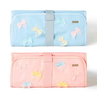 日本代购正品Chacott专业芭蕾舞足尖鞋包 化妆包旅行多用卷帘收纳