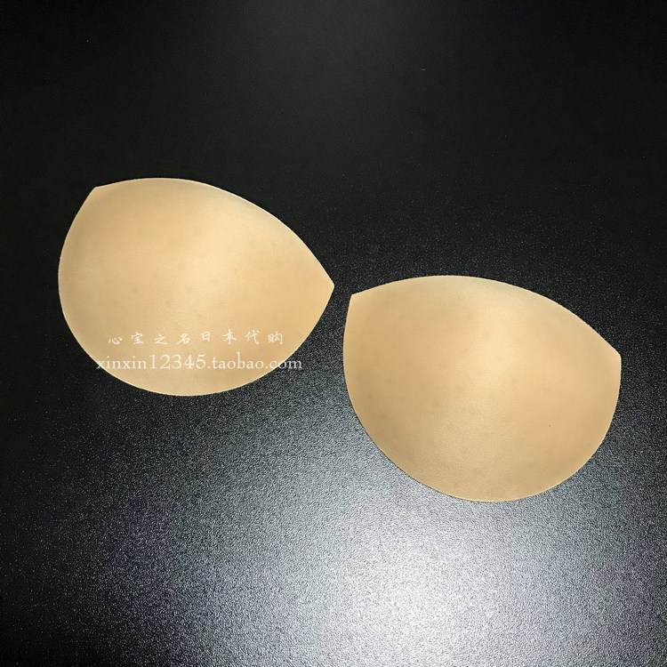 现货日本正品Sasaki艺术体操服内衣专用运动透气肤色胸垫 一对2片