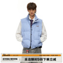 棉服夹棉情侣厚外套潮 秋冬季 男道美式 复古格子纯棉马甲男2025新款