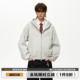 外套男女休闲上衣 拉链开衫 男道cleanfit短款 500G重磅连帽卫衣美式
