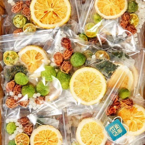 话梅柠檬茶网红爆款加雪碧凤梨冰