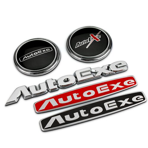 马自达车贴 睿翼阿特兹星骋 车标 autoexe 改装金属车尾标 机盖标