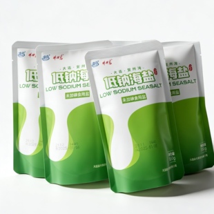 大连复州湾低钠海盐未加碘食盐家用低钠盐烹饪调味提鲜减钠细盐巴