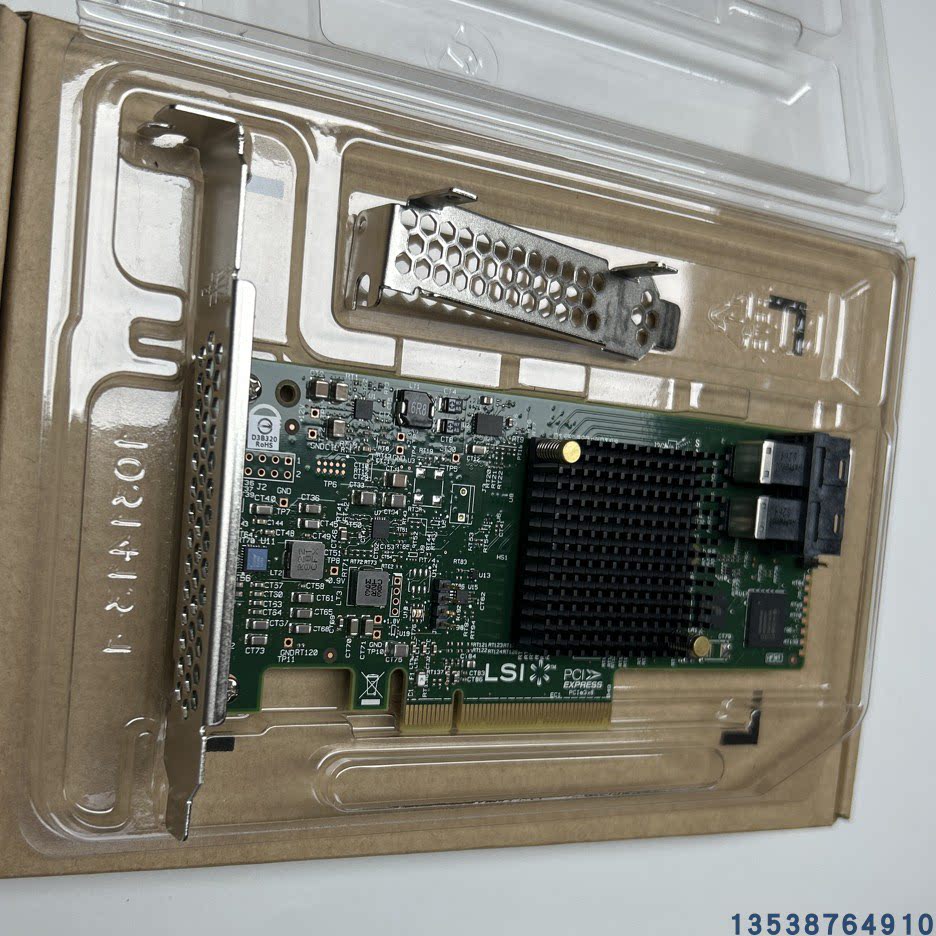การ์ดเชื่อมต่อแบบ Direct Attached รุ่น Lsi Sas 9311-8I 9300-8I Pci-E It Ir รองรับความเร็ว 12Gb เหมาะสำหรับ Synology Esxi
