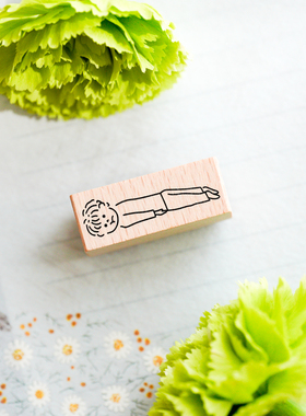 【Lookstamp】原创手帐素材 星星 咖啡 数字印章 木质手帐印章