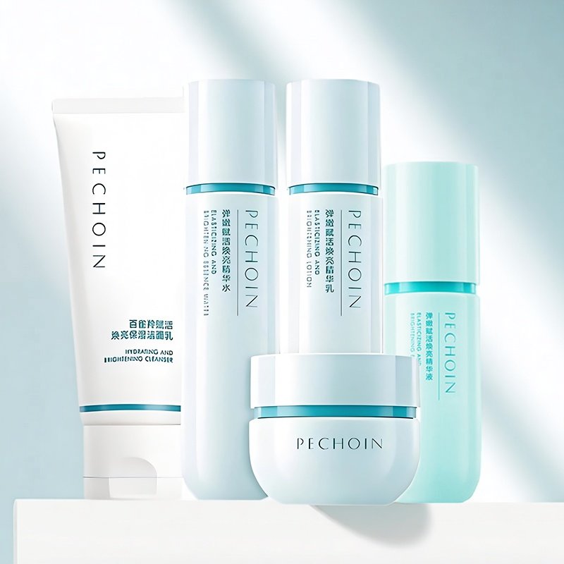 百雀羚弹嫩赋活焕亮精华水人参多肽乳液面霜套装保湿补水提亮持久