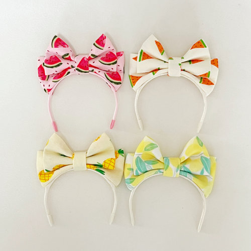 【3件包邮】拉布布labubu挂件马卡龙坐坐派对用发箍 西瓜菠萝柠檬