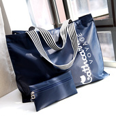 2025新款 加大购物袋大容量旅行包背包手提包女士单肩包防水尼龙包