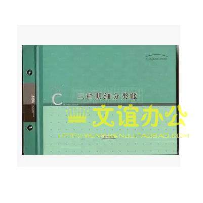莱特6206三栏式明细分类账本 三栏财务账本 25K三栏帐本100页