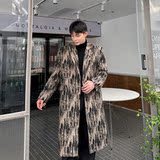 冬装新款中长款毛呢大衣韩版潮流风衣外套A452--H130--P175，男装风衣，电商A452