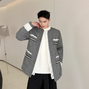 新早春宫廷复古花边西服外套休闲韩版小香风上衣A452--6328--P165图片