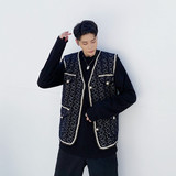 秋装新款小香风马甲宽松百搭韩版潮流外套上衣A452--MY16--P95，女装短外套，电商A452