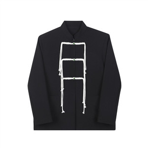 秋上新风立领小西服洋气结盘扣设计外套A452--6267--P135图片