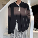 春上新暗黑风机车夹克男个性百搭立领休闲外套潮A452--6208--P135，男装夹克，电商A452