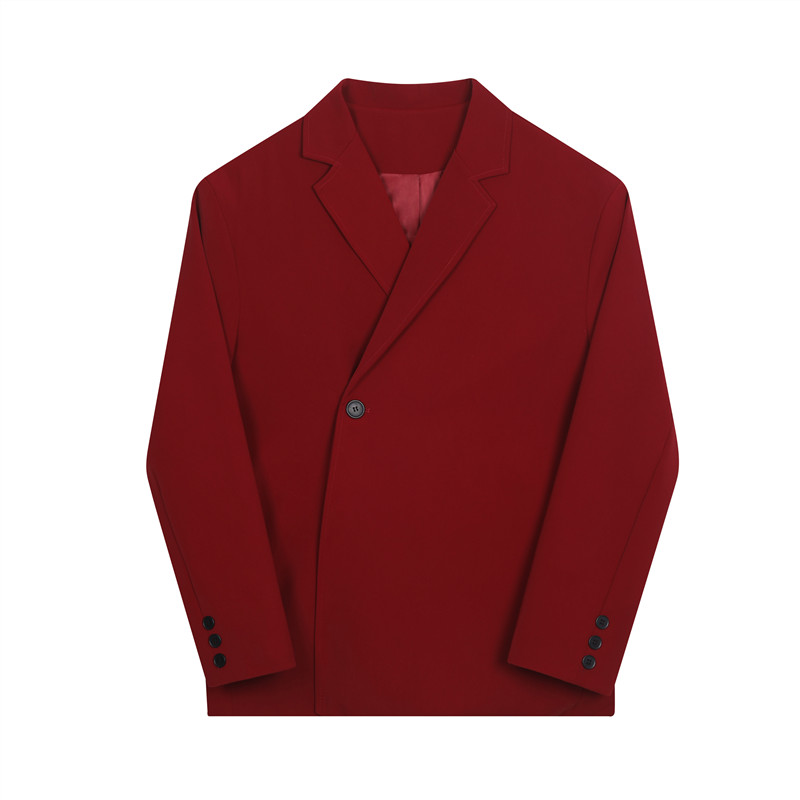 极简风亮色小西装休闲百搭设计感气质型西服外套A452--6294--P135,男装西服套装,电商A452