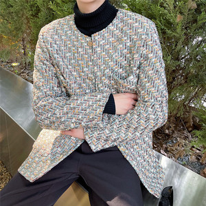 小香系列彩色复古编织面料西服外套夹克上衣A452--6188--P155