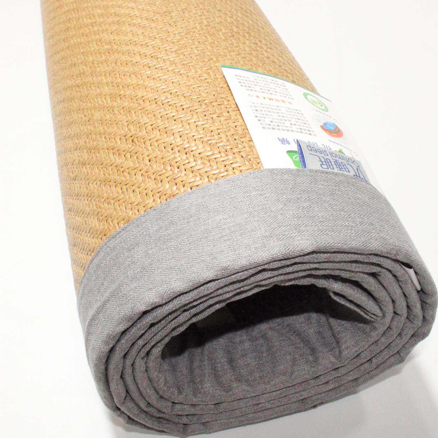 高品质清仓瑕疵处理印尼空调藤席特加厚加密藤凉席子单人床1.0米