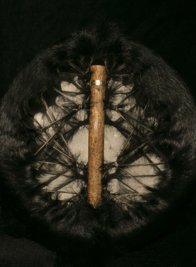 UltreyaDrums Ritual saman 鼓 sacred drum 黑公山羊皮 蒙古手鼓