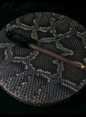 UltreyaDrums Ultreya shamanic Ritual Shaman Drum 蛇皮 鹿角鼓