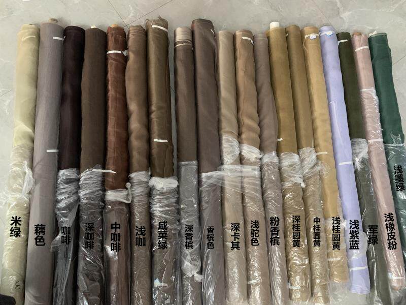 白色黑色紫色100%桑蚕丝真丝欧根纱布料 时装裙子手工面料硬括