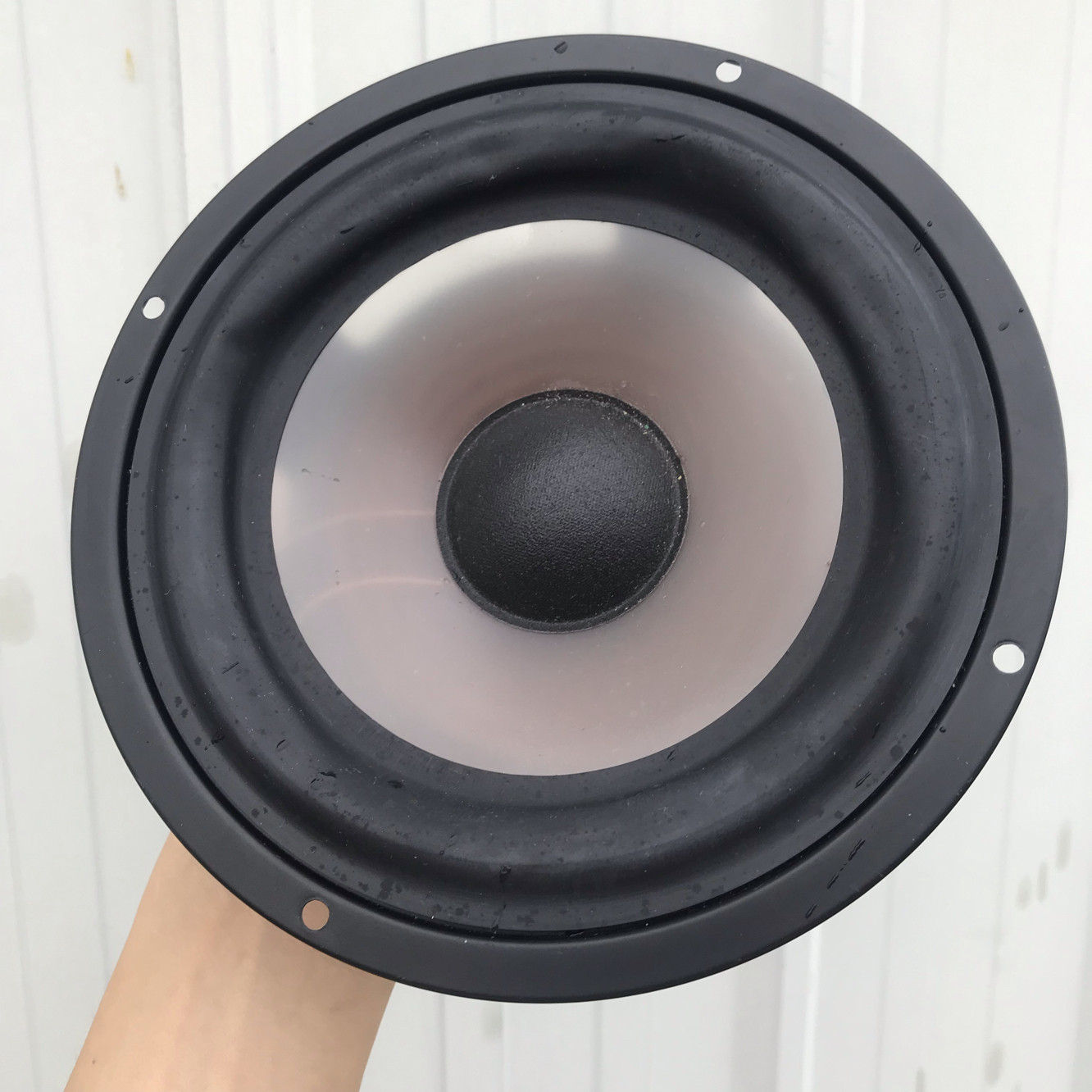 丹麦进口低音喇叭6.5寸 diy喇叭 练手修复用的 8欧坏的